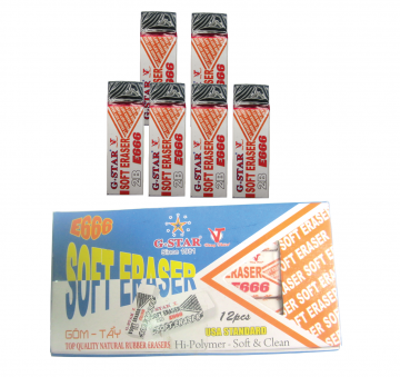 Erasers E666 Black