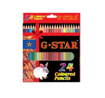 Wood Color Pencil  - 24 Colors