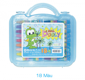 Oil Pastel - Dooly - 18 Color Plastic Case