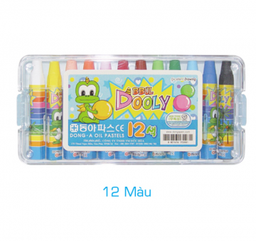 Oil Pastel - Dooly - 12 Color Plastic Case